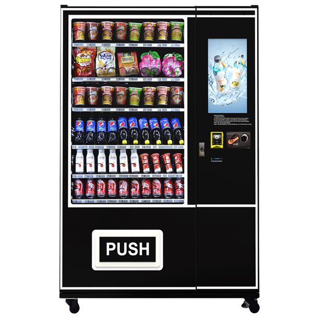 Fully Automatic Touch Refrigerated Vending Machine with Cloud Management System for Business Smart Combo Vending Machine Drink