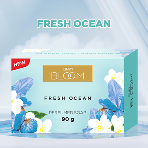 Jabón de Manos 36 Meses Fácil de Enjuagar Impresión Láser Jabón Vietnamita CINDY BLOOM - Océano Fresco (90g) para Todo Tipo de Piel - Product Image 4