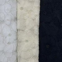 Vente directe usine – Jupe Hanfu pour filles en maille avec perles en forme de cœur, broderie au crochet, garniture en dentelle, tissu respirant enduit de PE de qualité moyenne