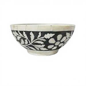 Juego de Tazones para Servir con Incrustaciones de Hueso Pulido, Diseño Clásico Hecho a Mano, Ecológico, BS INTERNATIONAL NA29, para Bodas y Hoteles - Product Image 2