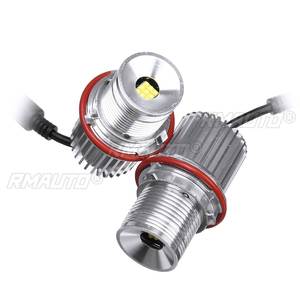 หลอดไฟวงแหวน LED สำหรับรถยนต์ BMW E39 E53 E60 E61 สีขาว 45w จำนวน 2 ชิ้น ให้แสงสว่างสูงพิเศษ - Product Image 2