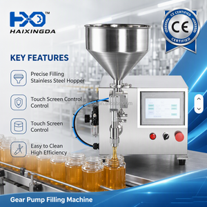 Machine de remplissage semi-automatique multifonctionnelle et économique pour le miel, l'huile, le shampoing, la sauce, les cosmétiques et les contenants en plastique - Product Image 2