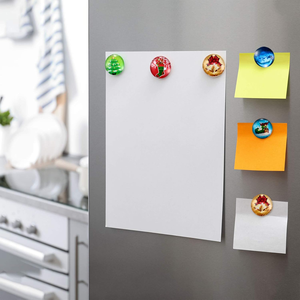 Imán Decorativo de Vidrio Curvo, Material Duradero, Resistente a la Decoloración, Imagen Impresa, Imán para Fotos, Imán para Refrigerador, para Turistas - Product Image 1