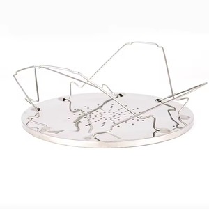 <span class=keywords><strong>Tostador</strong></span> Plegable de Acero Inoxidable <span class=keywords><strong>para</strong></span> 4 Rebanadas, Portátil, Plateado, Soporte <span class=keywords><strong>para</strong></span> Pan, <span class=keywords><strong>para</strong></span> Exteriores, Barbacoa, Picnic, Viajes - Product Image 6