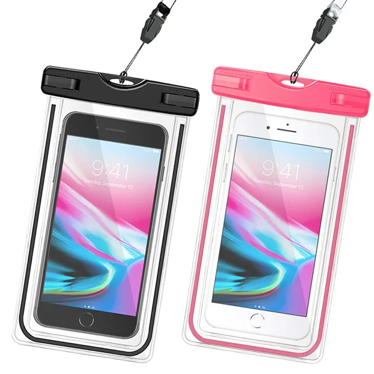 Waterproof Cell Phone Case Bag PVC Smartphone Mobile Phone Case Waterproof Phone Case Bag