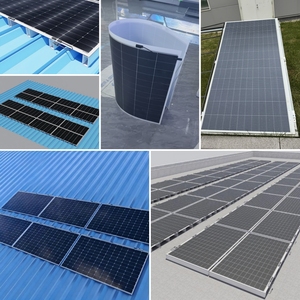 แผงโซลาร์เซลล์แบบยืดหยุ่น 550w 555w 560w ฟิล์มบาง โค้งงอได้ ประสิทธิภาพสูง สำหรับระเบียง - Product Image 5