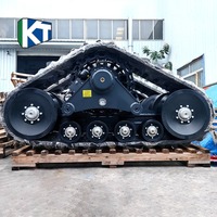 Système de conversion de chenilles en caoutchouc certifié ISO9001 de haute qualité Kangtui pour minimiser le compactage du sol pour 5088 6088 7088 7140 1