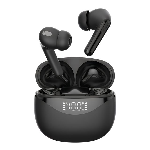 TWS In-Ear Earbuds BT V5.3 10mm Driver AAC 30ms Low Latency Gaming Hi-Fi IPX7 Waterproof LED Indicator Touch Control 300mAh