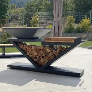 Parrilla de metal para barbacoa, parrilla de carbón para acampada, barbacoa al aire libre