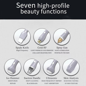 เครื่องทำทรีทเมนท์ผิวหน้า 7 in 1 ออกซิเจนเฟเชียล เดอร์มาเบรชั่น อควา พีล ทำความสะอาดผิวอย่างล้ำลึก ไฮดราเฟเชียล พร้อมวิเคราะห์ผิว Eddaamien85 Dermabr - Product Image 5