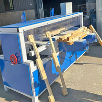 Machine à rainurer automatique à tête simple/double de type US pour palettes en bois