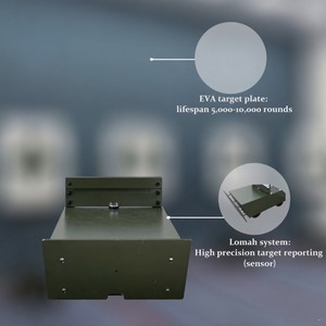 高精度Lomahシステムスチールグラウンドレールワイヤレス電気グリーン屋内/屋外移動ロータリーターゲットシューティングゲーム - Product Image 2
