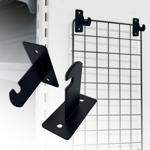 <b>Wall</b> Mount <b>Corner</b> Bracket Heavy Duty Powder Coated Steel Support For Storage <b>Shelf</b> Rack Cabinet Wardrobe Organization - Product Image 1