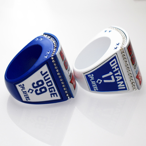 Anillo <span class=keywords><strong>de</strong></span> Campeonato <span class=keywords><strong>de</strong></span> Aleación al por Mayor, Liga <span class=keywords><strong>de</strong></span> Béisbol y Sóftbol USSA JUDGE # Anillo Deportivo Victory con Impresión UV 99, Anillo Personalizado - Product Image 5