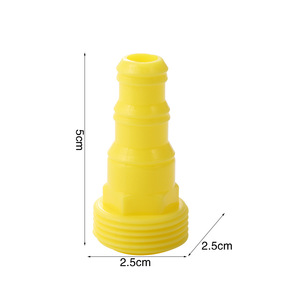 Raccord de tuyau d'arrosage ABS de style pagode, fileté, accessoire d'outillage de jardin, raccord de tuyau en vrac - Product Image 4
