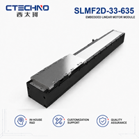 CTECHNO SLMF2D-33-635 Plataforma de Posicionamiento Lineal de Alta Precisión, Carga Útil de Referencia de 34 kg, Carrera de 635 mm para Pruebas de Baterías de Vehículos Eléctricos