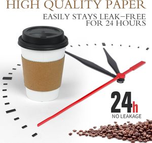 Fundas de Papel Kraft de Pared Simple con Logotipo Personalizado, Reciclables, para Bebidas Calientes y Frías - Product Image 2