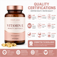 Gélules de vitamine E pour la santé quotidienne, gélules avec des nutriments antioxydants naturels, gélules de bien-être de qualité supérieure