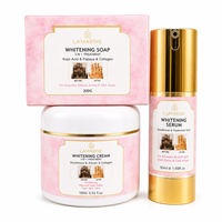Kit Éclaircissant pour les Taches Sombres du Visage : Savon, Crème et Sérum Blanchissants pour Peau Noire – OEM/ODM, Vente en Gros, Logo Personnalisé