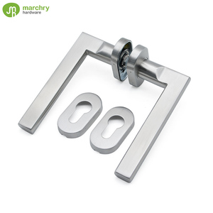 Popular Lever <b>Door</b> <b>Handle</b> Oval Base Household <b>Door</b> <b>Handle</b> - Product Image 1