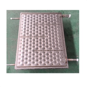 Plaque d'oreiller de soudage laser Immersion en relief simple Application de serrage Ice Banker Réfrigération Plaque d'oreiller SS304 personnalisée - Product Image 2