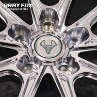 GRAYFOX Jantes forgées personnalisées chromées 5x120 5x112 5x114.3 18 19 20 21 pouces pour BMW X5 M Audi Mercedes Benz AMG Porsche Model 3