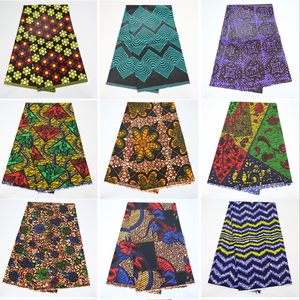 Telas au Prix d'Usine Tissu Imprimé à la Cire 100% Coton Tissu Ankara pour Vêtements Africains Tenues Américaines Robe de Chef de Soirée Fufu - Product Image 4