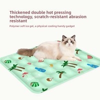 Tapis rafraîchissant pour animaux de compagnie, respirant, rectangulaire, gadget d'été, PVC composite, imperméable, facile à nettoyer, résistant aux rayures, durable, universel pour chats