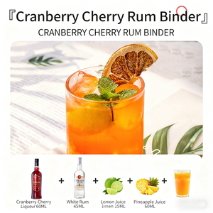 Bulk Cranberry <strong>Cherry</strong> <strong>Liqueur</strong> 700ML 8% ABV Bottle FASTKING Brand 12 Bottles B2B ODM Custom MOQ50 China Factory Bar Caf - Product Image 6