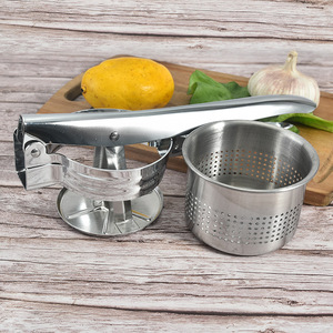 Stainless Steel Manual Kitchen <strong>Cooking</strong> Tools Potato Mashers Ricers Pressure Mud Puree Vegetable Fruit Press Maker Garlic <strong>Presser</strong> - Product Image 4