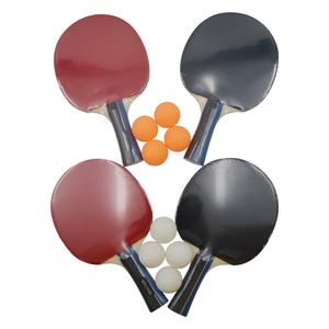 Ensemble de raquettes de tennis de table en bois Offre Spéciale prix d'usine série de ping-pong avec matériau en peuplier et en caoutchouc - Product Image 3