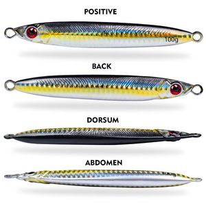 <span class=keywords><strong>Esca</strong></span> <span class=keywords><strong>Artificiale</strong></span> Metallica 3D a Lancio Lungo e Affondamento Rapido per la <span class=keywords><strong>Pesca</strong></span> a Traina di Sgombri, 17g, 21g, 28g, 35g, 45g, 60g, 80g, 100g, 5 Colori - Product Image 4