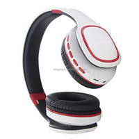 Casque sans fil pliable supra-auriculaire avec longue autonomie, indicateur LED et micro stéréo pour la musique, les jeux et les voyages