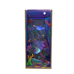 Tùy Chỉnh Chính Bạn Thiết Kế <span class=keywords><strong>DIY</strong></span>/Mutil-Fuctional Món Quà Giáng Sinh Cuốn Sách Nook Nghệ Thuật Thủ Công Trẻ Em Giáo Dục Đồ Chơi 3D Bằng Gỗ Câu Đố - Product Image 1