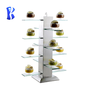 OKEY Catering Display attrezzature per cibo Rack Display Buffet montante per la vendita, in acciaio inox Buffet cibo Stand - Product Image 2