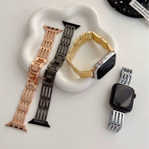 Cinturino impermeabile in acciaio inossidabile per la serie di orologi <span class=keywords><strong>Apple</strong></span> <span class=keywords><strong>7</strong></span>/SE/6/5/8/Ultra 41-49mm - Product Image 5