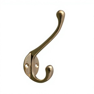 Antique Brass Coat <b>Hook</b> Wall & Door Mount Decorative <b>Bathroom</b> <b>Hooks</b> Rust Resistance Durable Finish Vintage <b>Towel</b> Cloth <b>Hooks</b> - Product Image 1