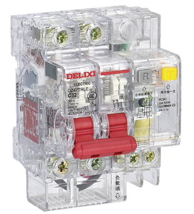 DELIXI alta calidad DZ47TRLE AC transparente corriente residual operada disyuntores hogar RCBO dispositivo de protección contra fugas - Product Image 1