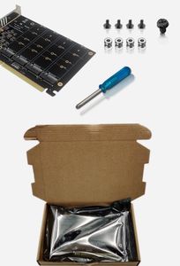 PCIEX16 NVME <span class=keywords><strong>M2</strong></span> <span class=keywords><strong>MKEY</strong></span> SSD RAID Array Expansion Adapter Card Motherboard PCIE Split Placa De Video B450 - Product Image 6