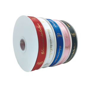 Grosir pita poliester daur ulang hijau ramah lingkungan pita Satin satu sisi dijual oleh 1 rol per 100 yard - Product Image 5