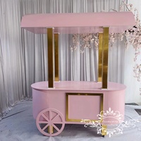 Décorations de fête prénatale et d'anniversaire, chariot à bonbons