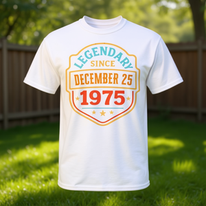 Camiseta de cumpleaños vintage legendaria desde el 25 de diciembre de 1975 - Product Image 3