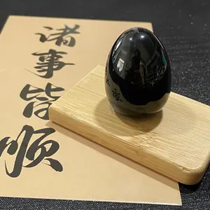 혼합 재료 텀블 자연 치유 푹신한 모듬 검은 흑요석 돌 장식