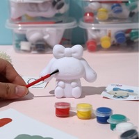 Internet Celebrity's Unique Art Supplies Handmade DIY Toy Set Fluid Bear Kids 'Graffiti Toy Doll and Violent Bear Keychain