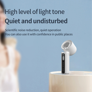 Summer USB Rechargeable Handheld Desktop Turbo Air Cooling Portable Foldable <b>Mini</b> Ice Fan - Product Image 5