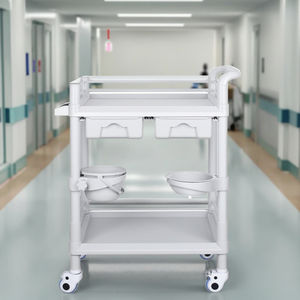 Chariot d'Anesthésie Multifonctionnel en Plastique ABS pour Hôpital, Chariot Médical d'Urgence pour Médicaments, Design Moderne, 4 Roulettes Individuelles - Product Image 1