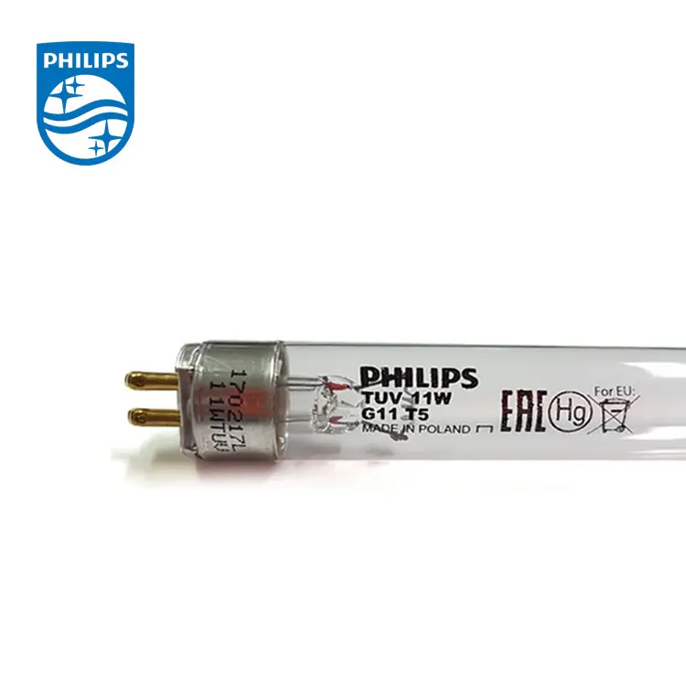 Buena retroalimentación estéril 2P UVC 11W FAM10X25BOX Philips lámpara de iluminación TUV T5 928002204013 para beber unidades