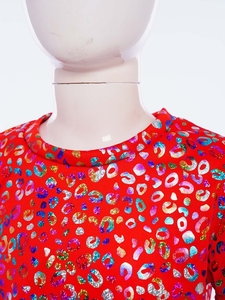 Camiseta Metálica Corta para Niñas de 2 a 16 Años, para Práctica de Baile Latino, Actuaciones de Animadoras, Espectáculos, Uso Diario Informal - Product Image 4