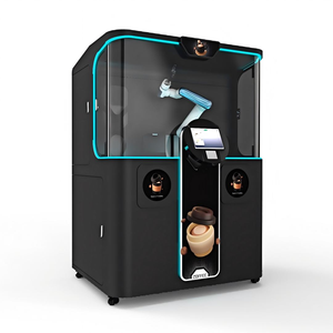 Machine à café expresso automatique robotisée IA haute performance avec bras barista robotisé et fonctionnement sans contact pour aéroports et centres commerciaux - Product Image 3