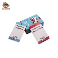 Jeu de cartes flash personnalisées pour bébés et enfants, grand format, éducatif, cognitif, imprimé, noir, carré, pour la famille